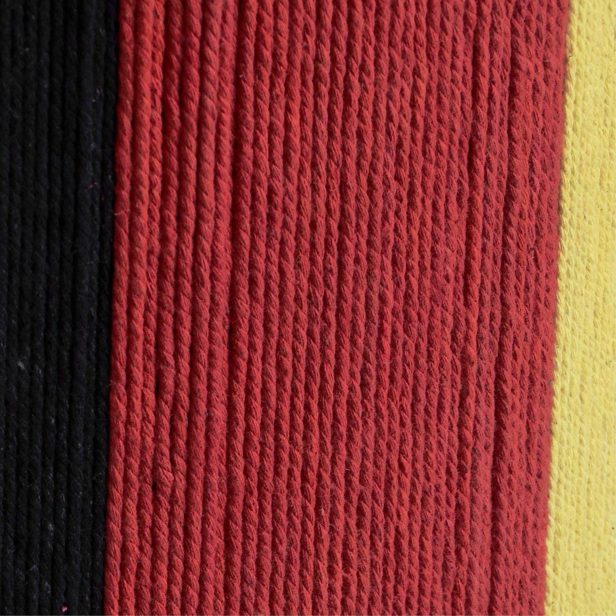 TOV Guinevere Red and Yellow Striped Cotton Table Lamp