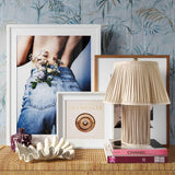 TOV Corrine Beige Linen Table Lamp