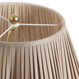 TOV Corrine Beige Linen Table Lamp