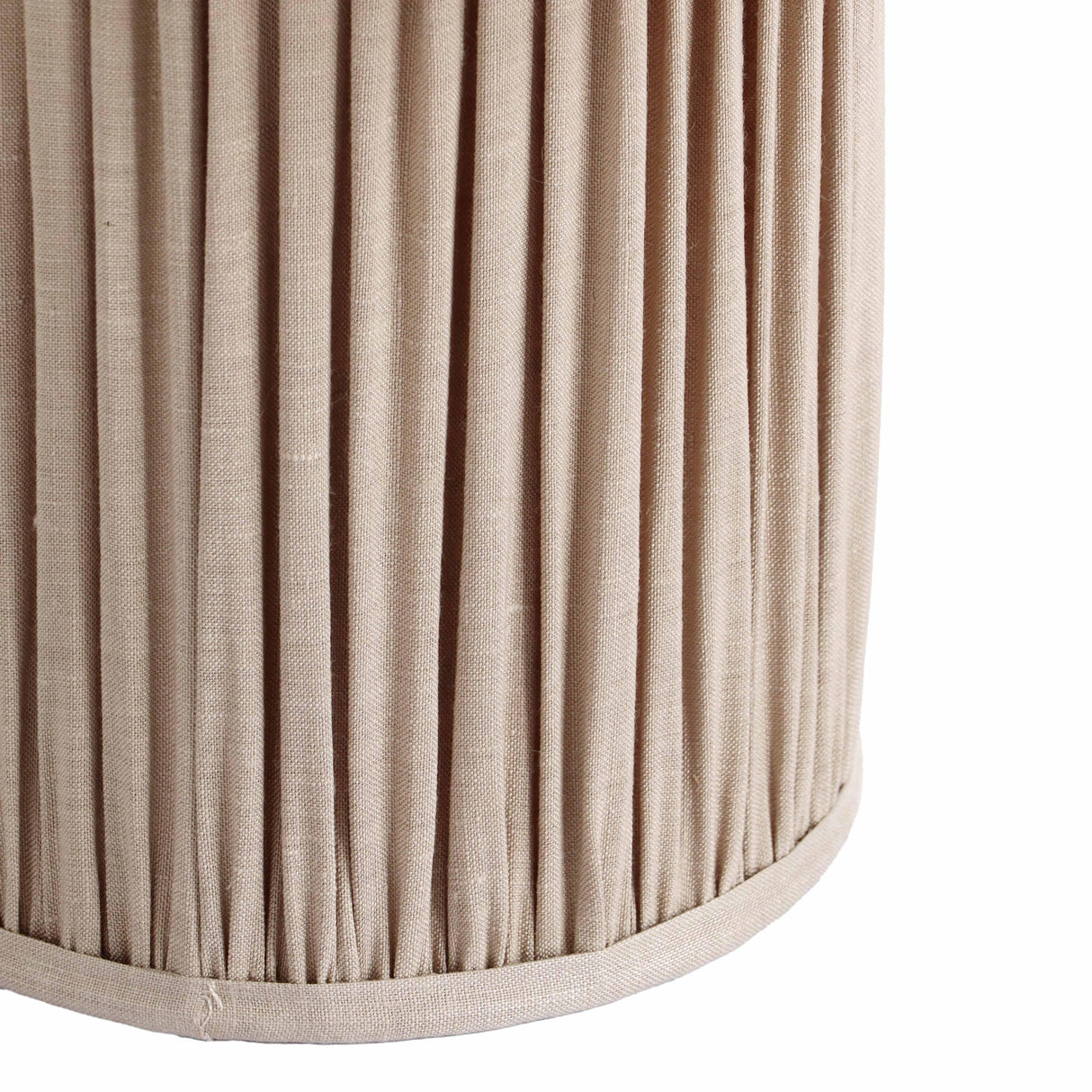 TOV Corrine Beige Linen Table Lamp