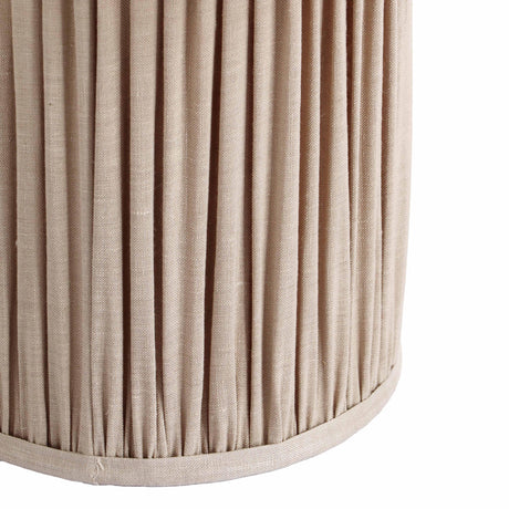 TOV Corrine Beige Linen Table Lamp
