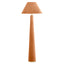 TOV Graham Terracotta Velvet Floor Lamp
