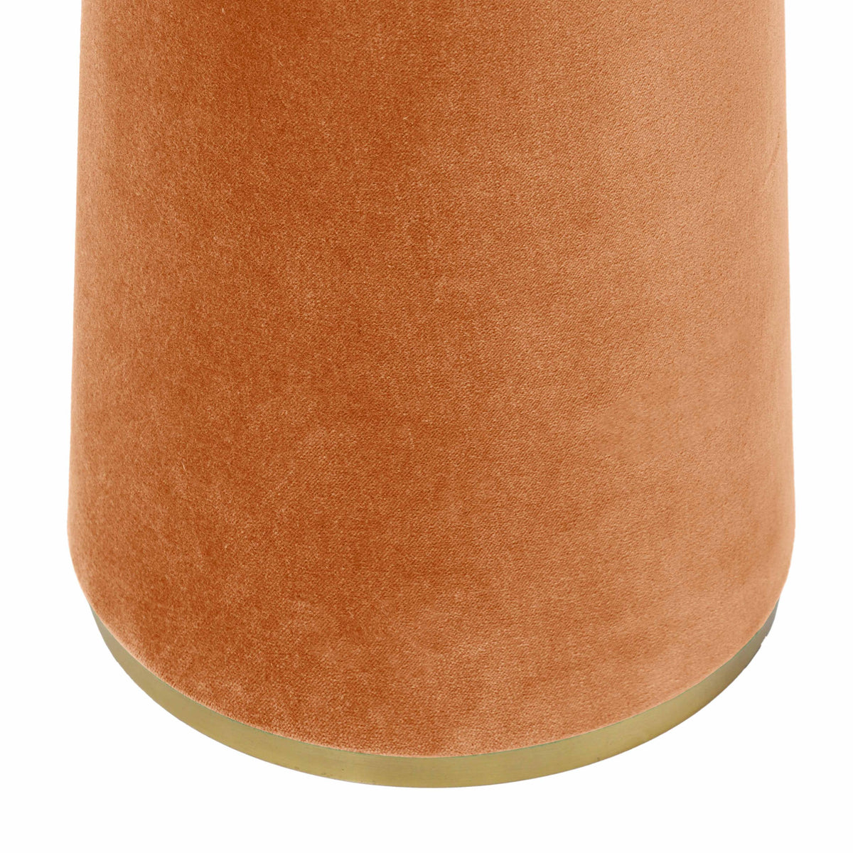 TOV Graham Terracotta Velvet Floor Lamp
