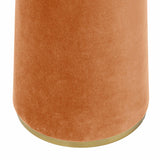 TOV Graham Terracotta Velvet Floor Lamp