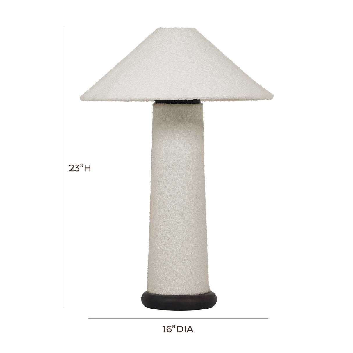 TOV Faith Boucle Table Lamp