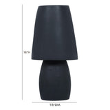 TOV Porcini Blue Terracotta Table Lamp