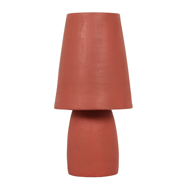 TOV Porcini Red Terracotta Table Lamp