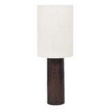 TOV Grava Boucle & Hammered Bronze Metal Floor Lamp
