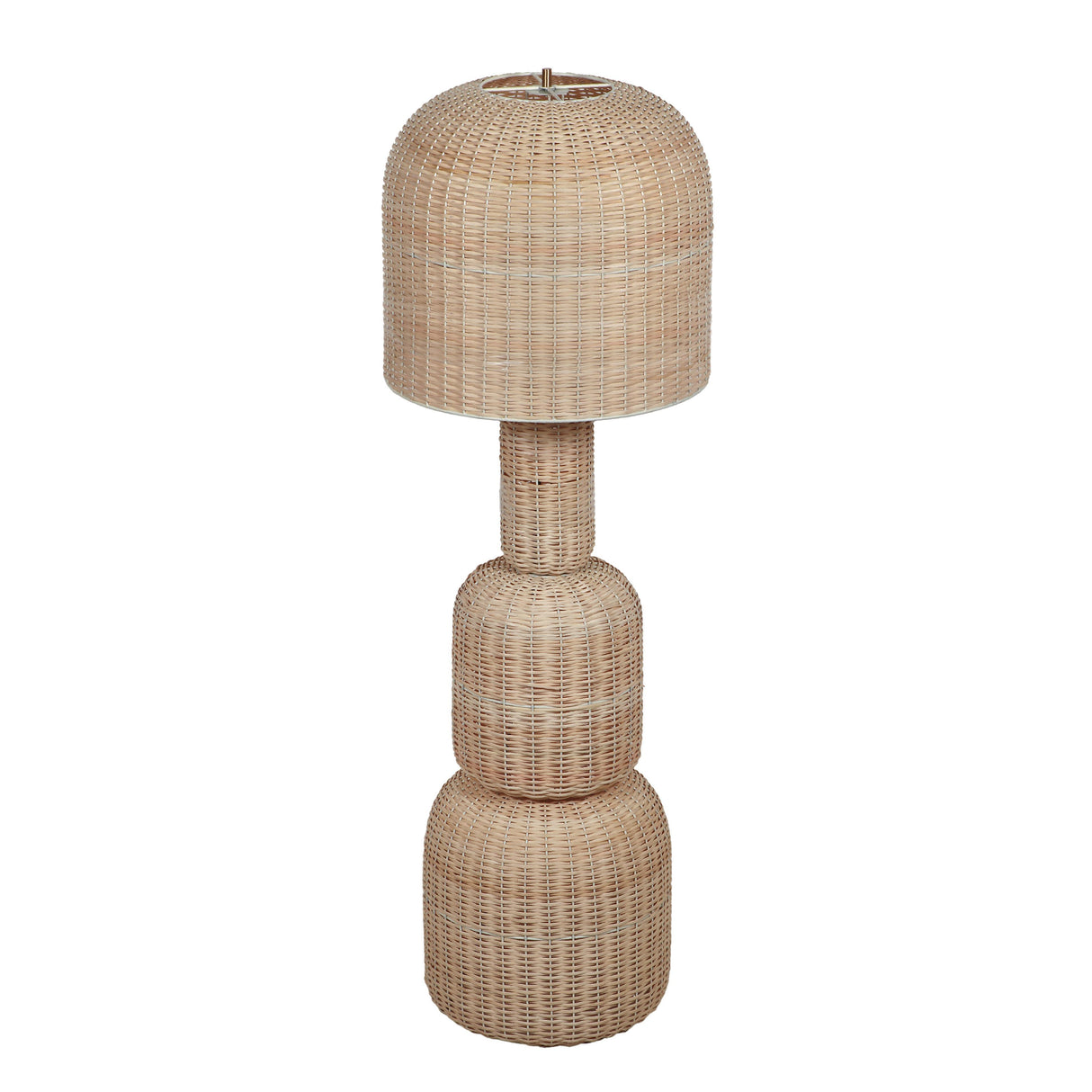 TOV Kootu Natural Rattan Floor Lamp