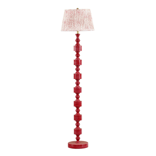 TOV Peggy Pink Spotted Floor Lamp