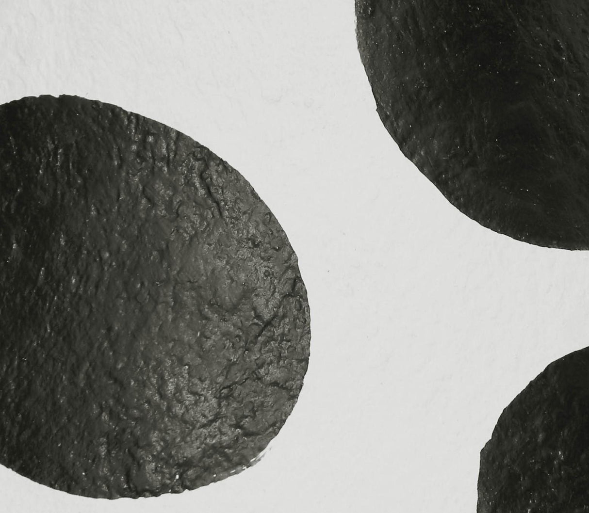 TOV Lerici Black and White Papier Mache Table Lamp