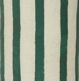 TOV Maiori Dark Green Striped Papier Mache Table Lamp
