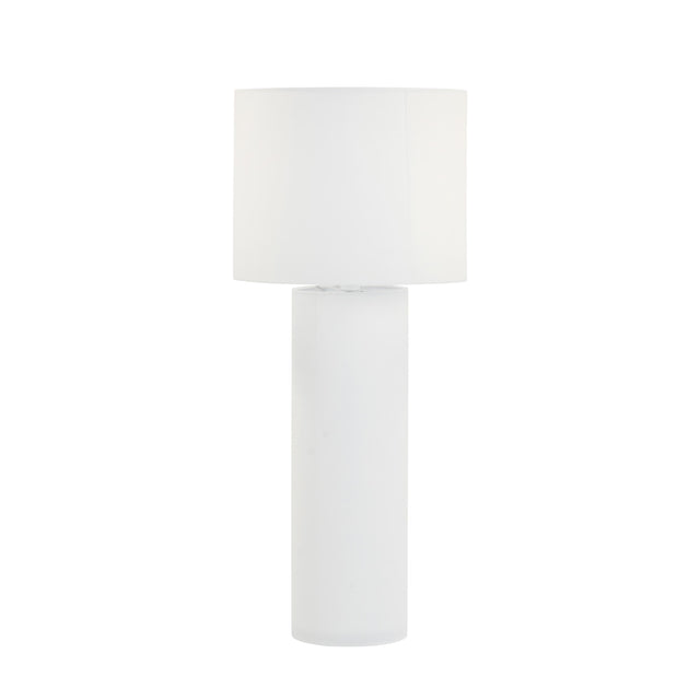 TOV Cleopatra Cream Linen Floor Lamp