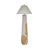TOV Harlee Natural Woven Floor Lamp