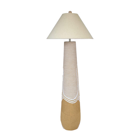 TOV Harlee Natural Woven Floor Lamp