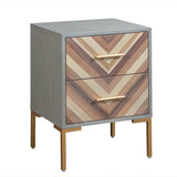 TOV Quinn Grey Side Table