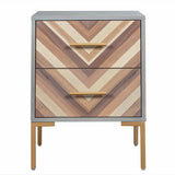 TOV Quinn Grey Side Table
