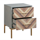 TOV Quinn Grey Side Table