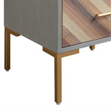 TOV Quinn Grey Side Table