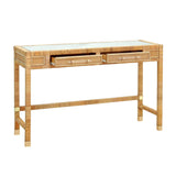 TOV Amara Natural Rattan Desk