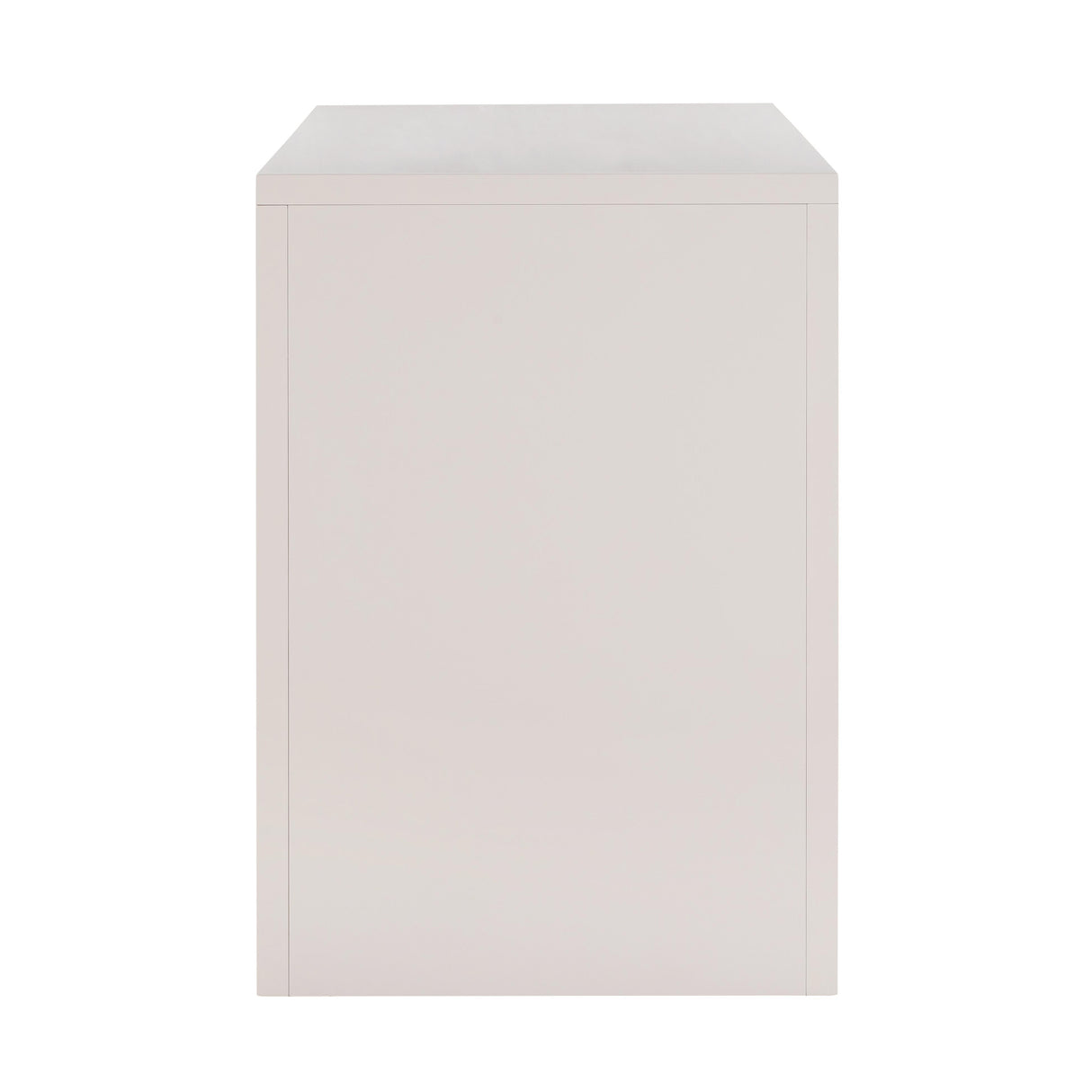 TOV Suzie Cream & Rattan Executive Desk