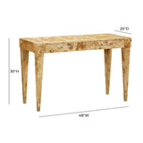 TOV Brandyss Natural Burl Work Desk