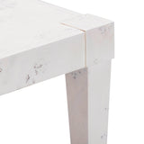 TOV Brandyss White Burl Work Desk