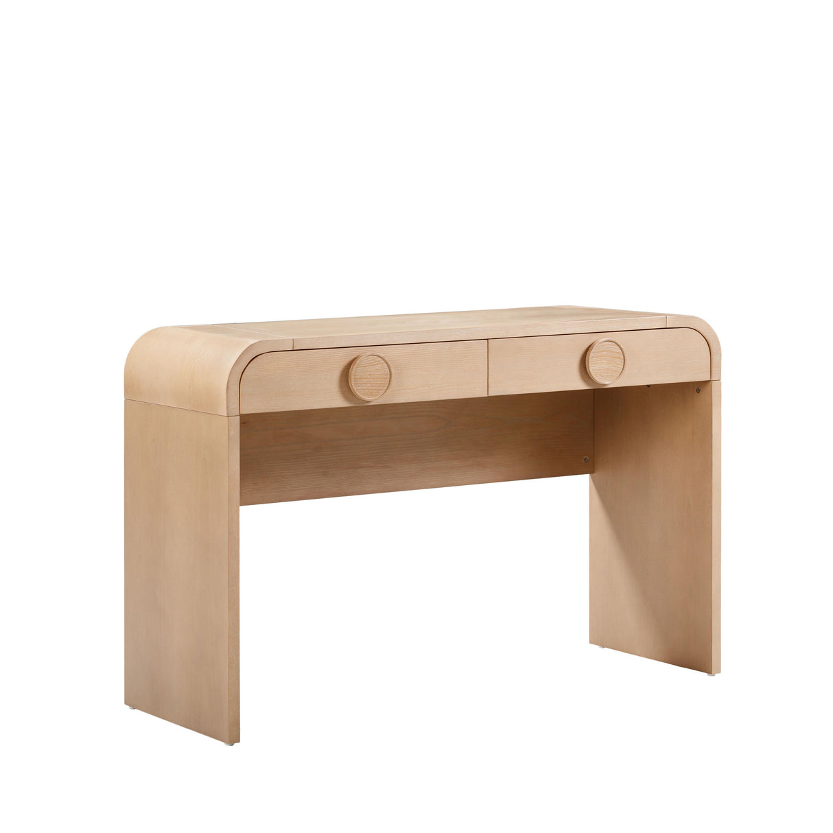 TOV Moonrise Natural Ash 2-Drawer Vanity Desk