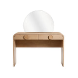 TOV Moonrise Natural Ash 2-Drawer Vanity Desk