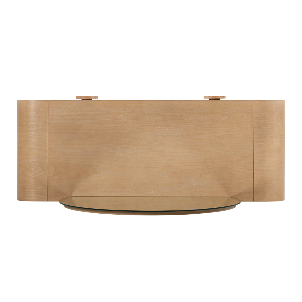 TOV Moonrise Natural Ash 2-Drawer Vanity Desk