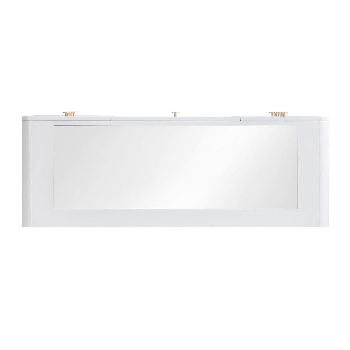 TOV Hollywood White Desk with Vanity Mirror