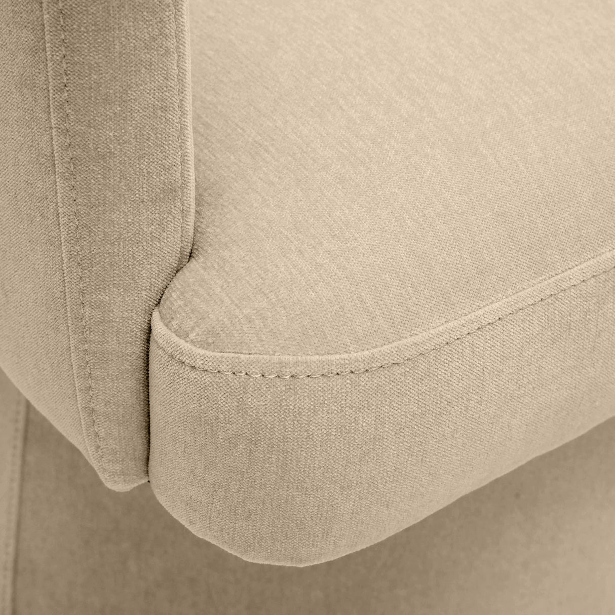 TOV Kristen Taupe Upcycled Chenille Rolling Desk Chair