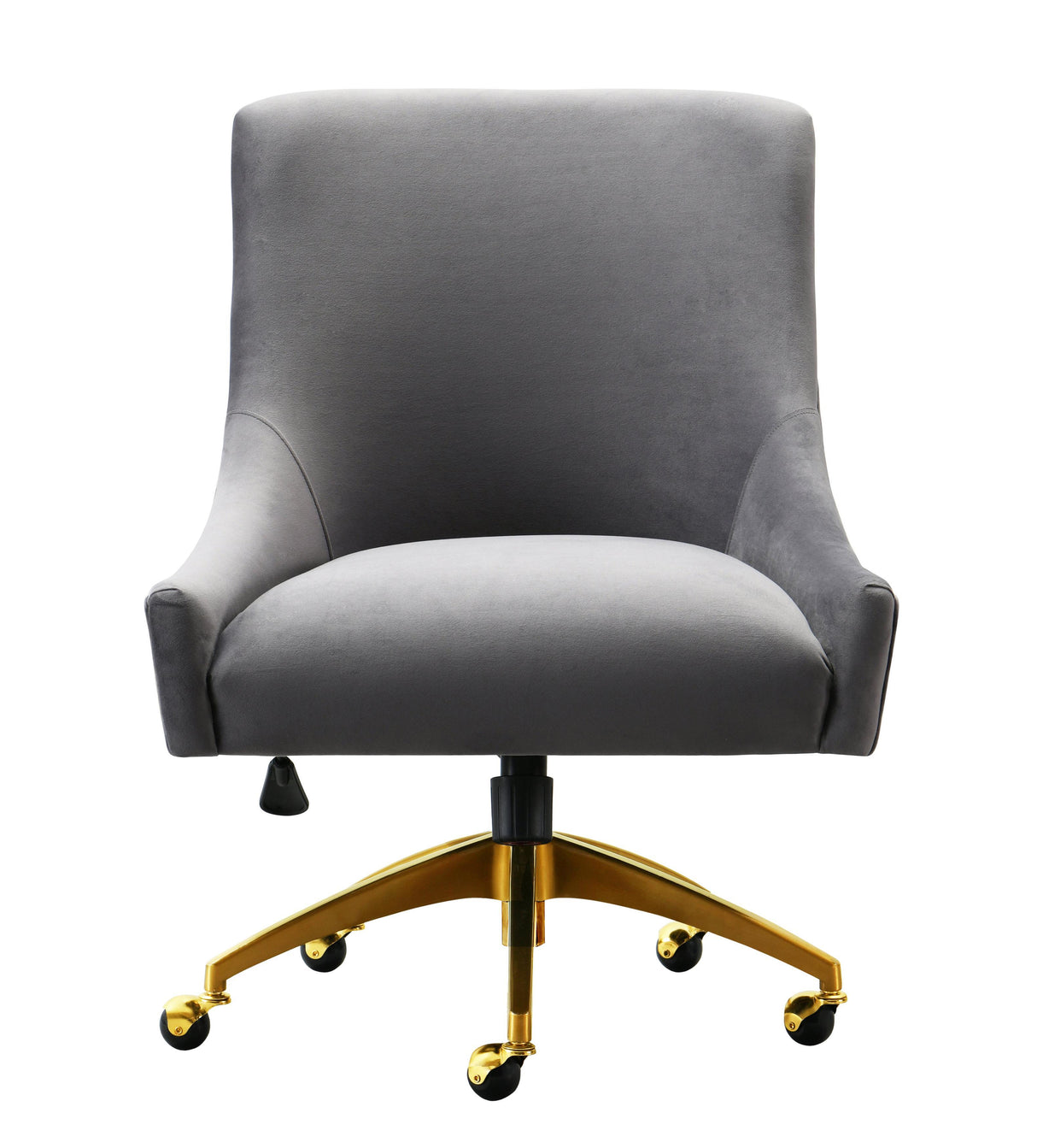 TOV Beatrix Grey Office Swivel Chair