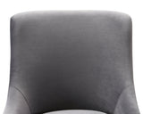TOV Beatrix Grey Office Swivel Chair