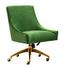 TOV Beatrix Green Office Swivel Chair