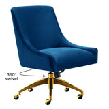 TOV Beatrix Navy Office Swivel Chair