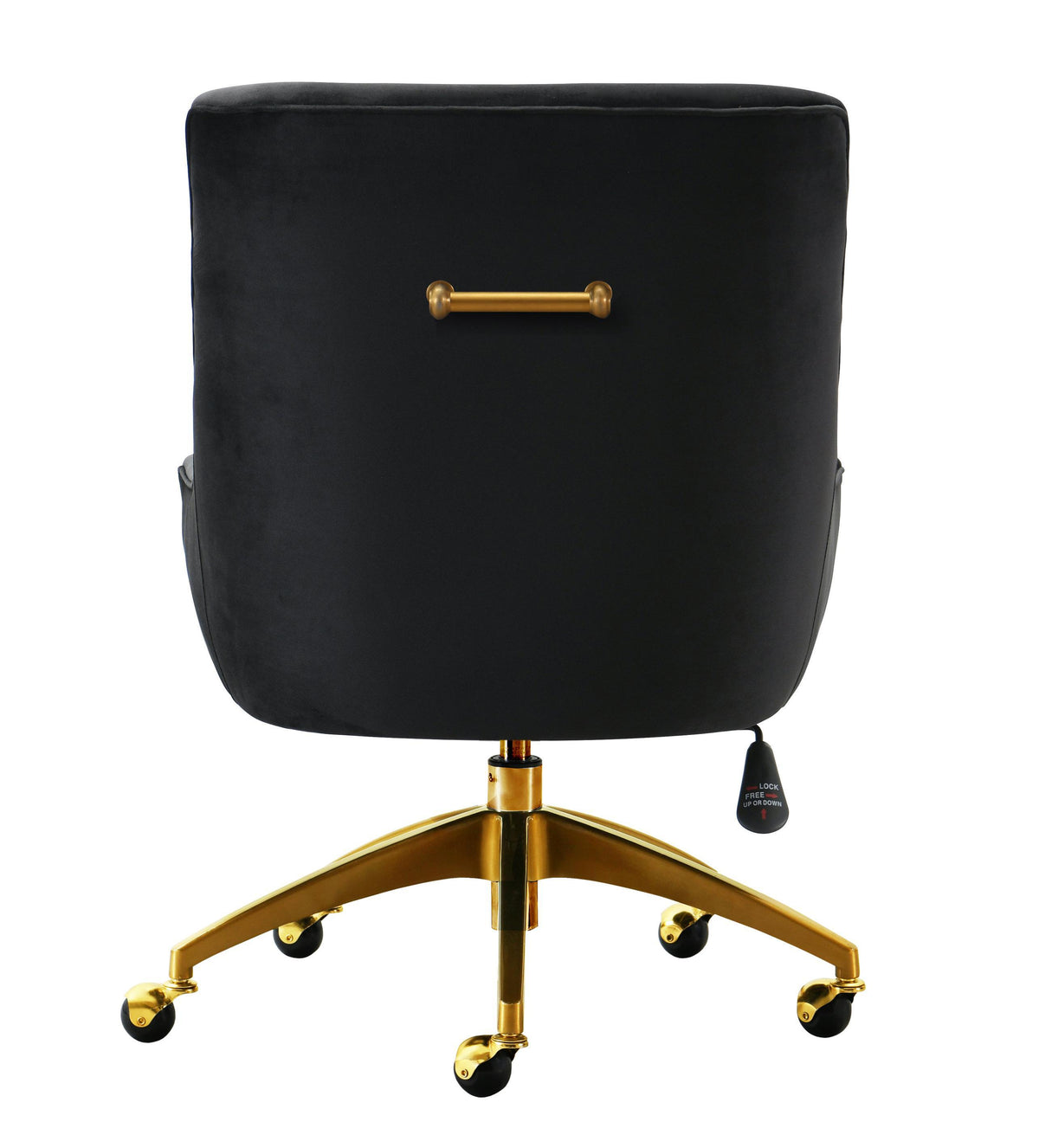 TOV Beatrix Black Office Swivel Chair