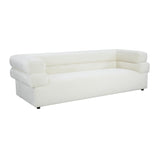 TOV Elsa Cream Velvet Sofa