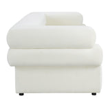 TOV Elsa Cream Velvet Sofa