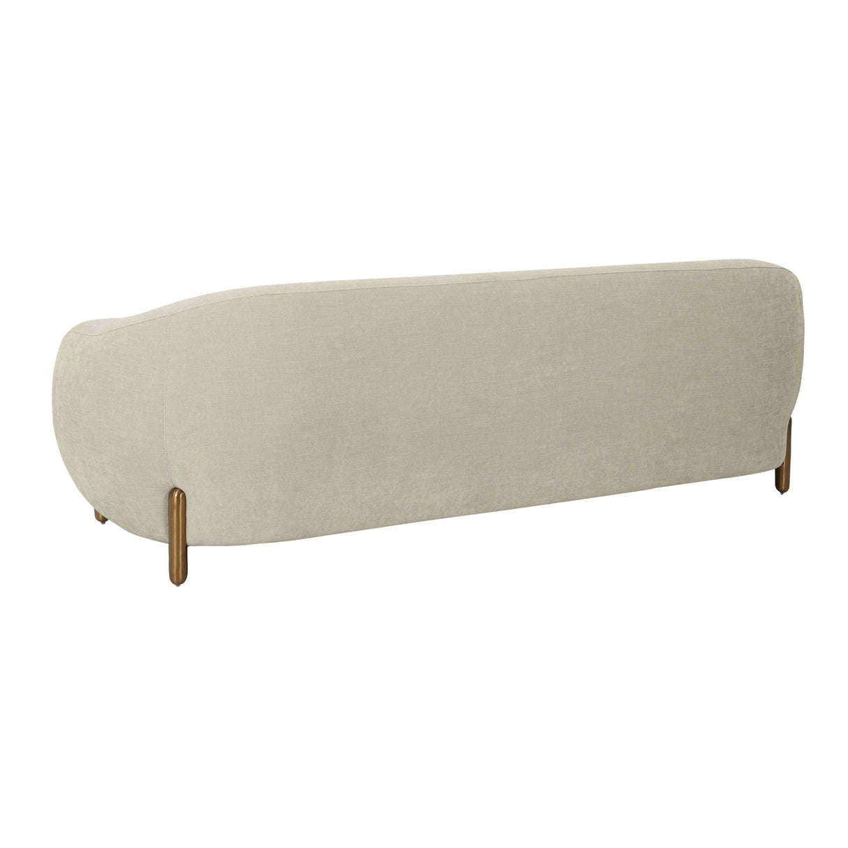 TOV Lina Grey Textured Linen Sofa