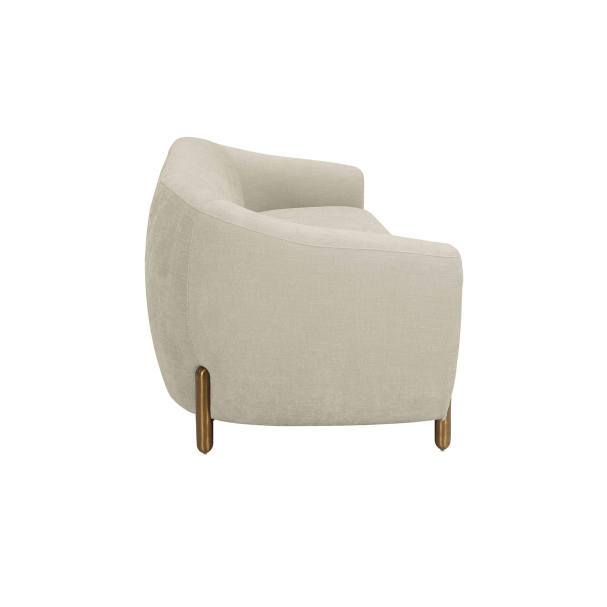 TOV Lina Grey Textured Linen Sofa