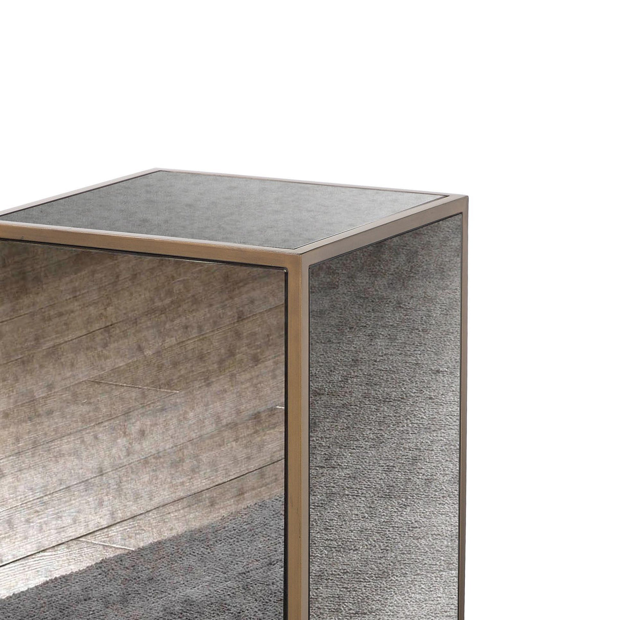 TOV Lana Mirrored Side Table