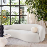 TOV Kendall Cream Velvet Sofa