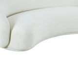 TOV Kendall Cream Velvet Sofa