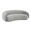 TOV Kendall Light Grey Velvet Sofa