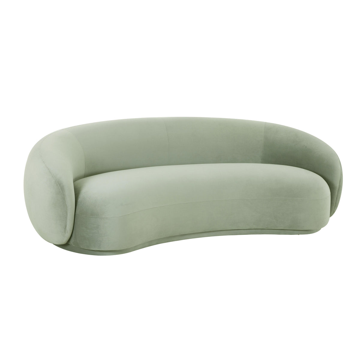 TOV Kendall Moss Green Velvet Sofa