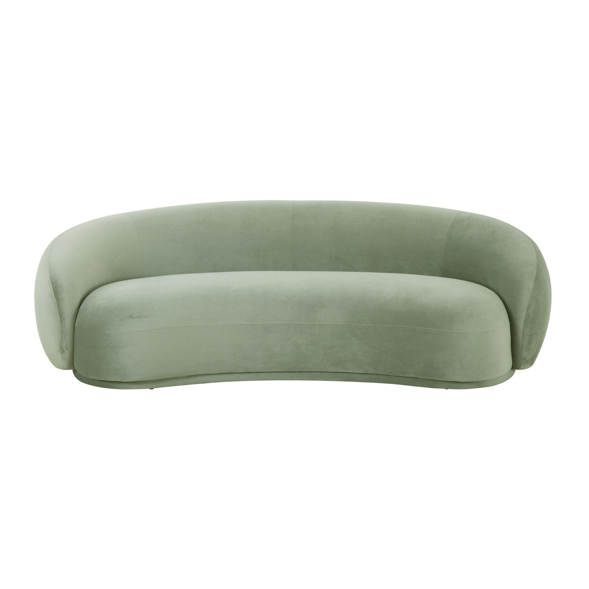 TOV Kendall Moss Green Velvet Sofa