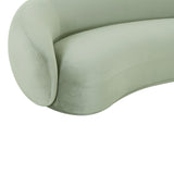 TOV Kendall Moss Green Velvet Sofa