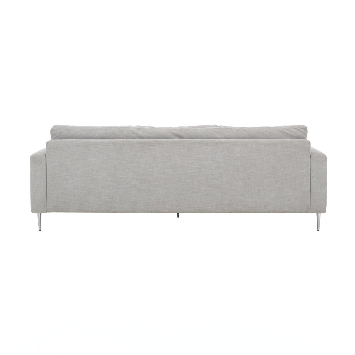 TOV Vari Light Grey Textured Velvet Lounge Sofa
