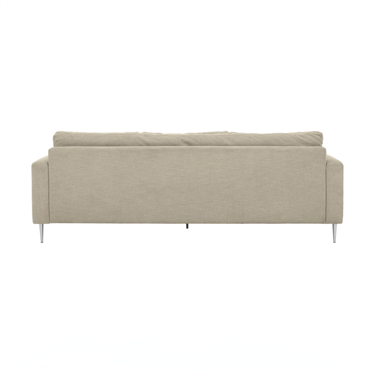 TOV Vari Beige Textured Velvet Lounge Sofa